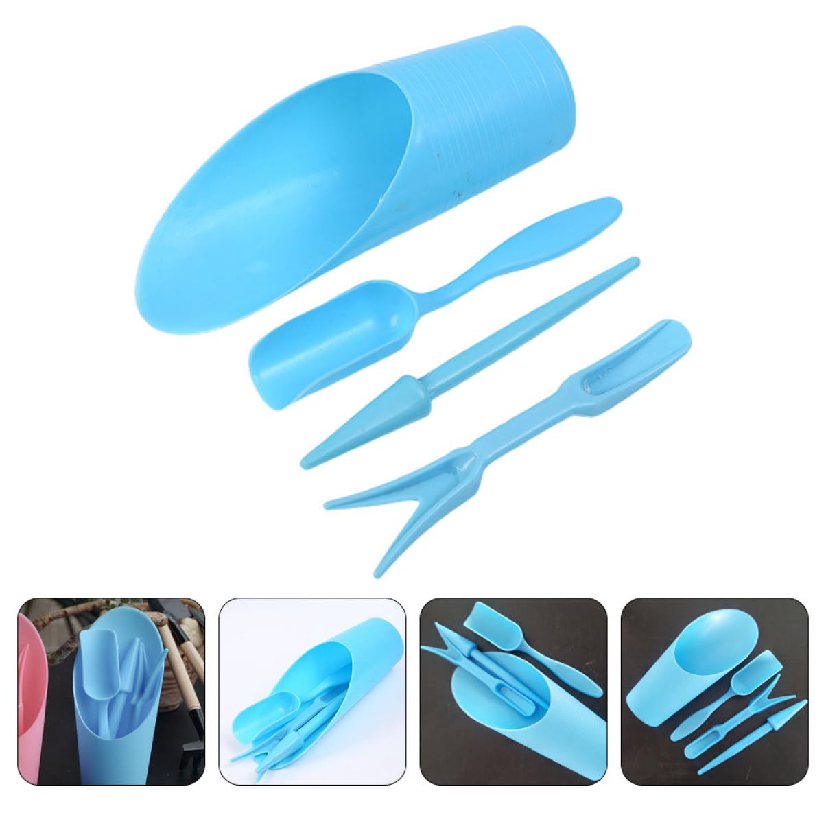 Gardening Tools Bundle - 4 teile/satz, Kunststoff Langlebig Eimer schaufel