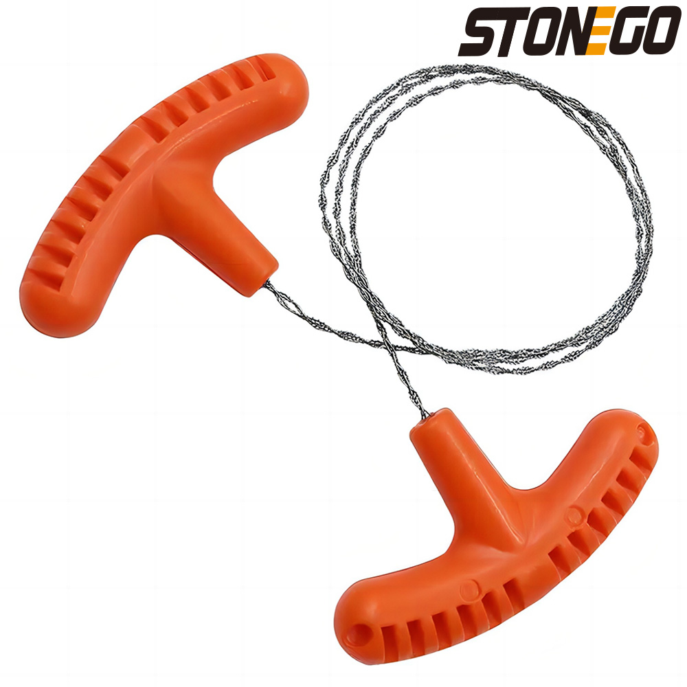 Garden Hand Trowel - STONEGO Manuelle Stahlseil-Kettensäge – tragbare Überlebensausrüstung