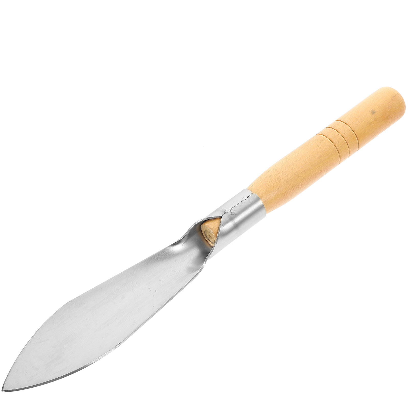 Garden Hand Trowel - Edelstahl-Gartenspatel mit ergonomischem Holzgriff zum Ausheben
