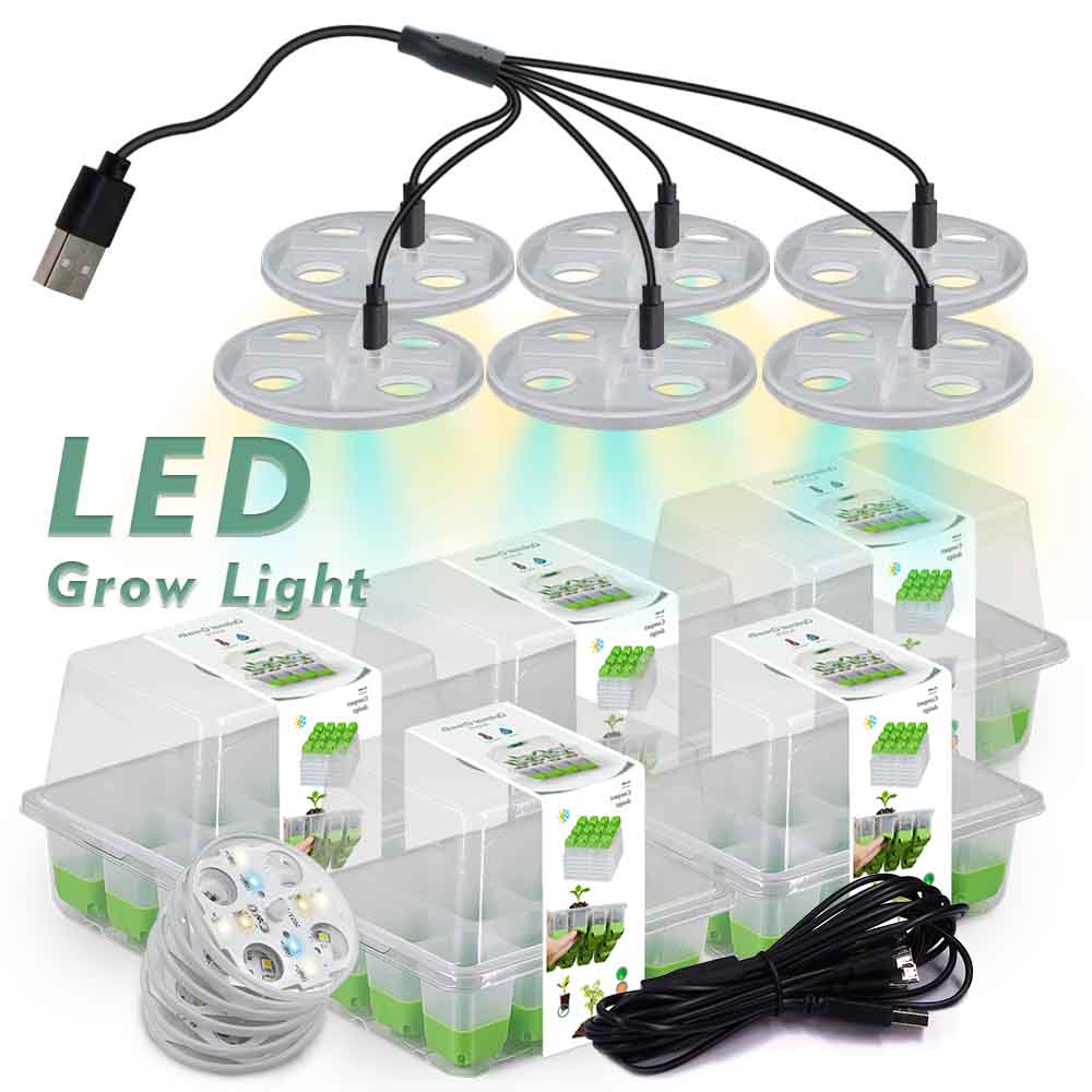 Greenhouse Mini Indoor - LED wachsen Licht Sämling Starter Tray