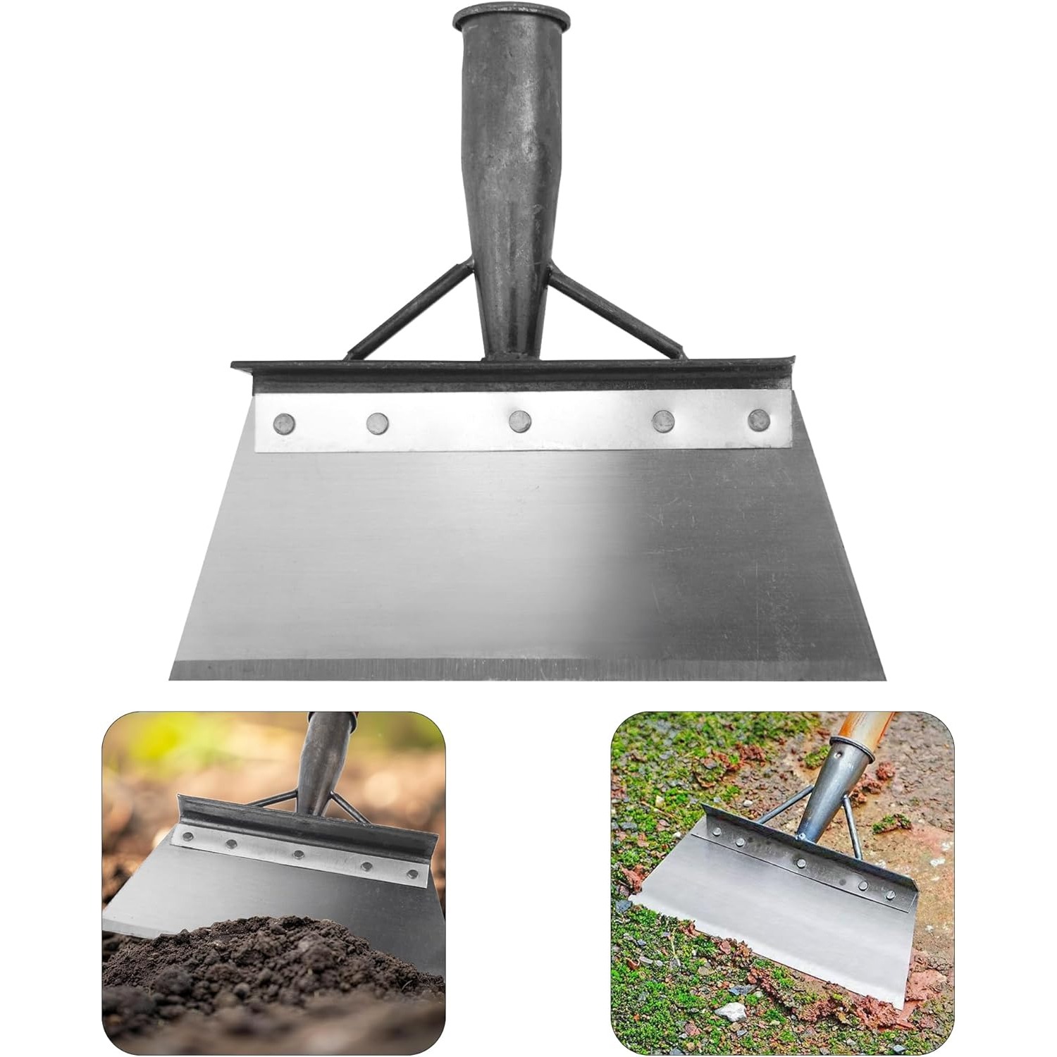 Gardening Tools Shovel - Multifunktionale Reinigungsschaufel, quadratischer flacher Spaten für