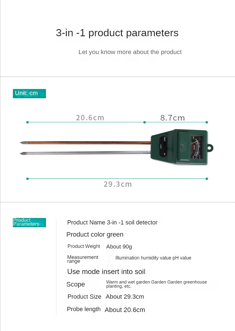 Pflanzenprüfgerät für Wachstum – Soil Ph Meter Bewertung und Preis