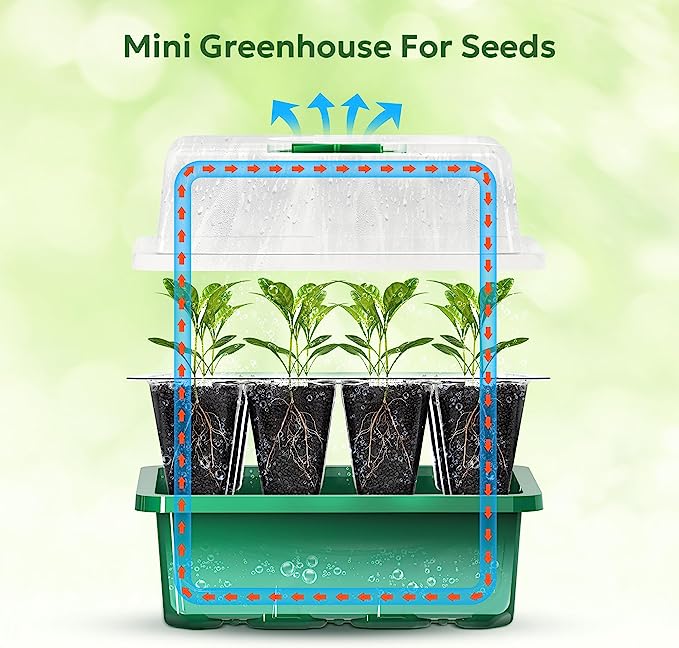 4er Packung mit 40 Gittern Sam – Seed Starter Trays Bewertung und Preis