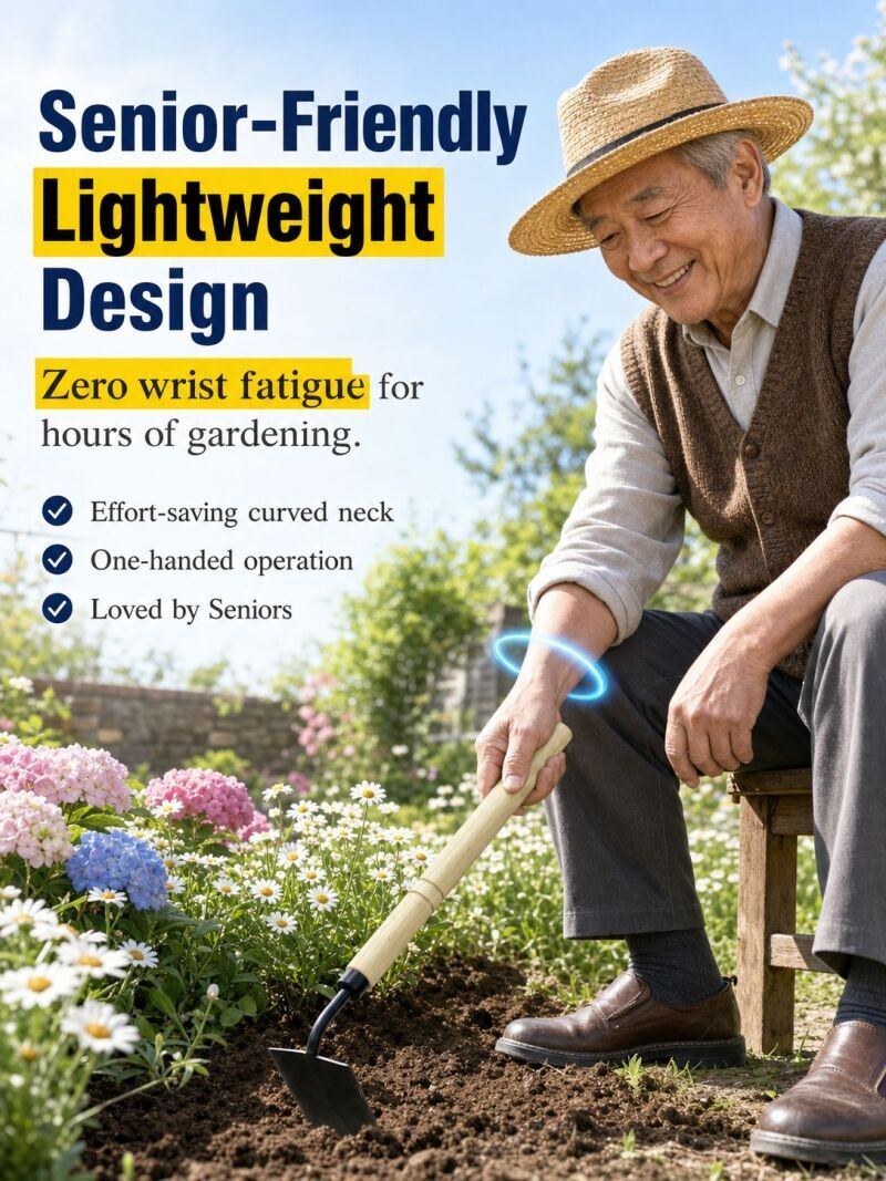 Unkrautsichel mit Holzgriff, U – Garden Hand Trowel Bewertung und Preis