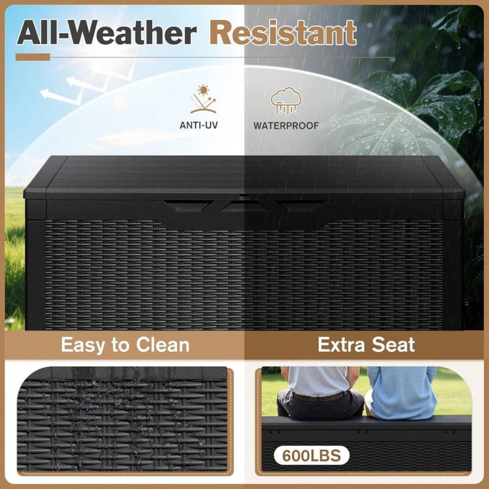 Große abschließbare Outdoor-Au – Gardening Tools Plastic Bewertung und Preis
