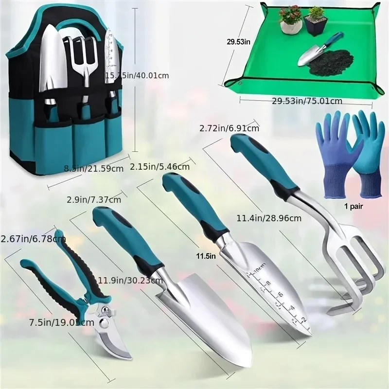 7-teiliges Gartenwerkzeug-Set, – Spade Digging Fork Bewertung und Preis