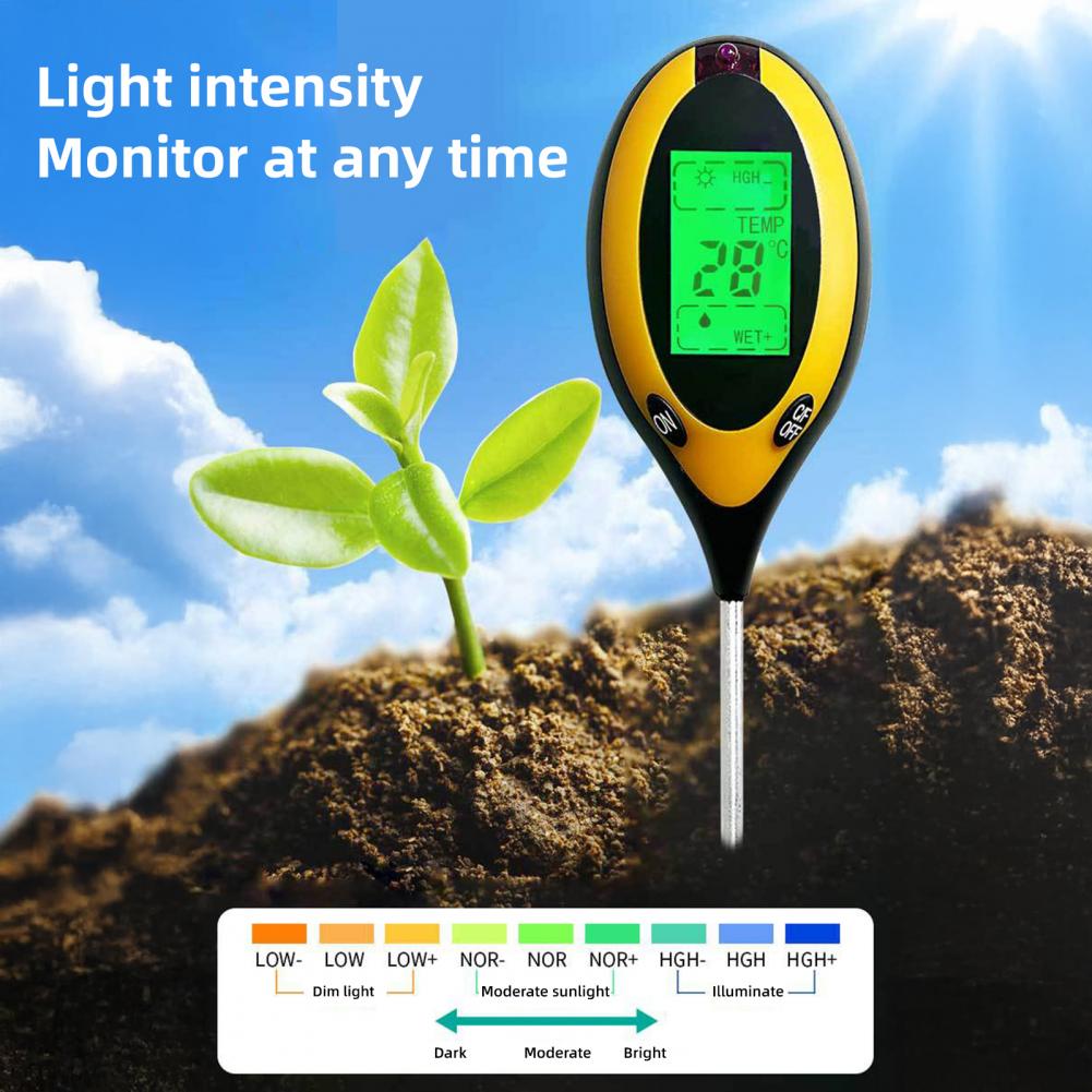 Pflanzenwachstumsmonitor 4-in- – Soil Ph Meter Bewertung und Preis
