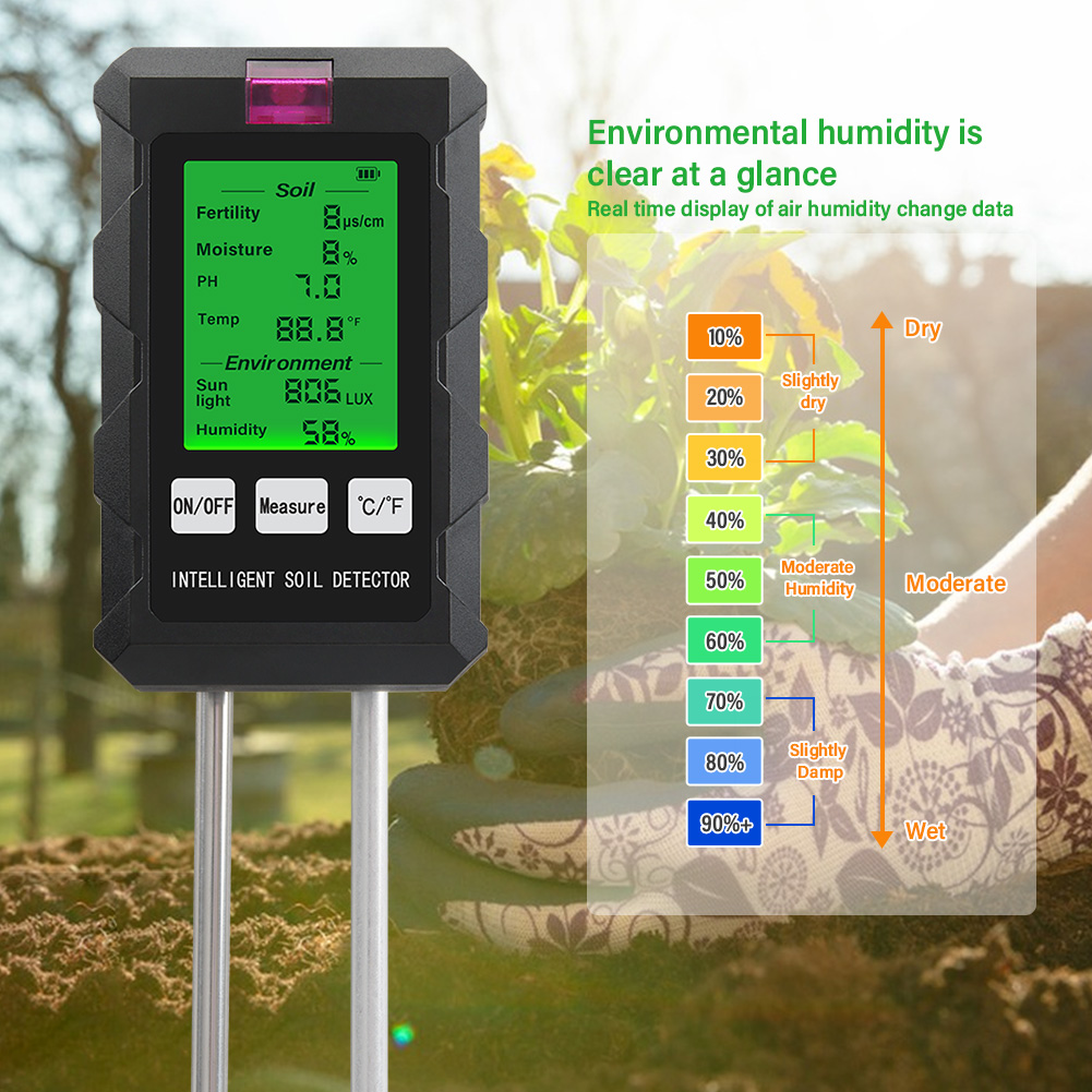 Digitaler 6-in-1 Boden-pH-Mete – Soil Ph Meter Bewertung und Preis