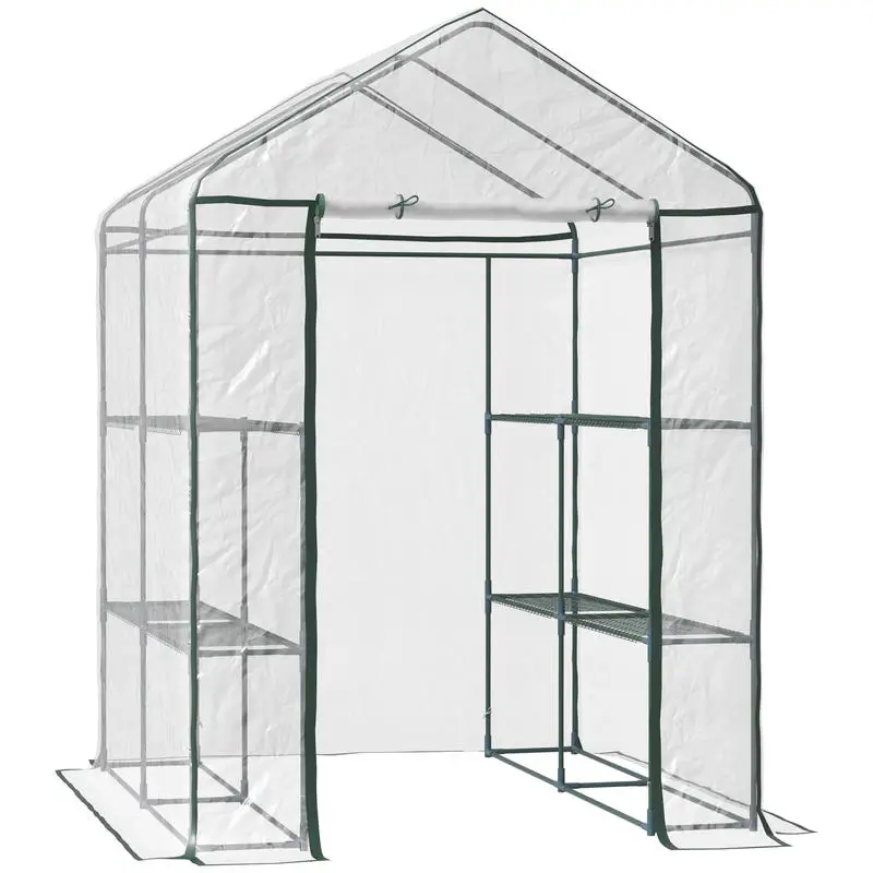Outsunny 5' x 5' x 6' Mini-Gew – Greenhouse Mini Indoor Bewertung und Preis