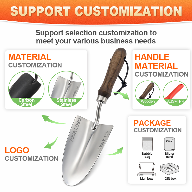 Maßgefertigte Gartenwerkzeuge  – Gardening Tools Shovel Bewertung und Preis