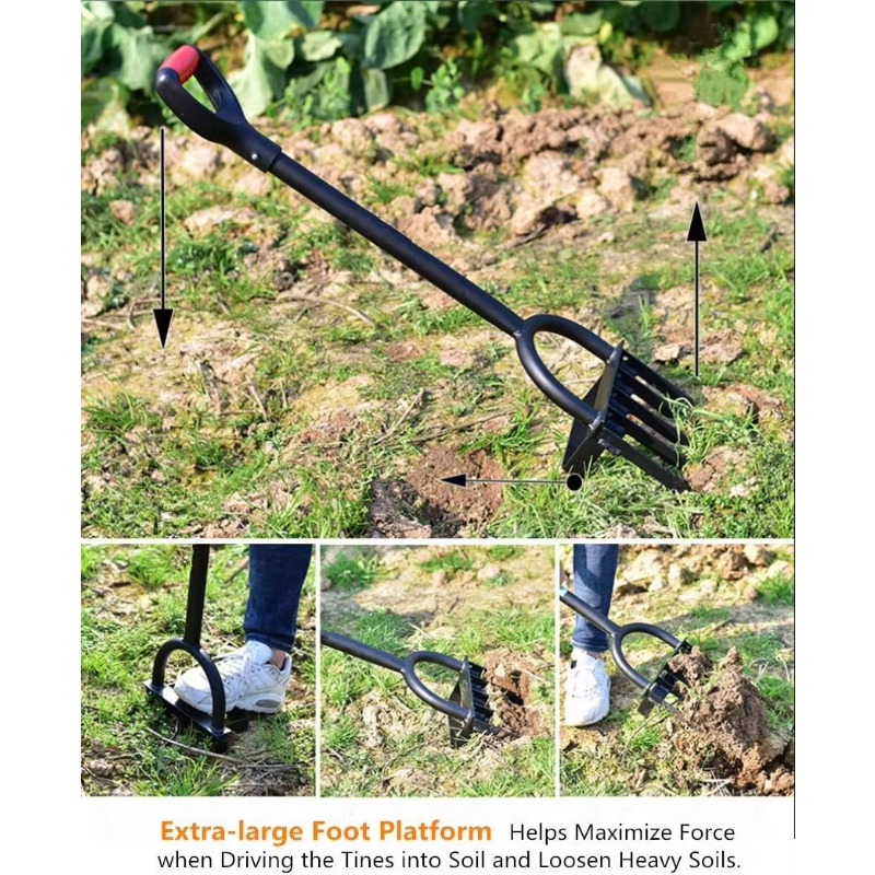 Robuste 5-Zinken-Gartengabel a – Spade Digging Fork Bewertung und Preis