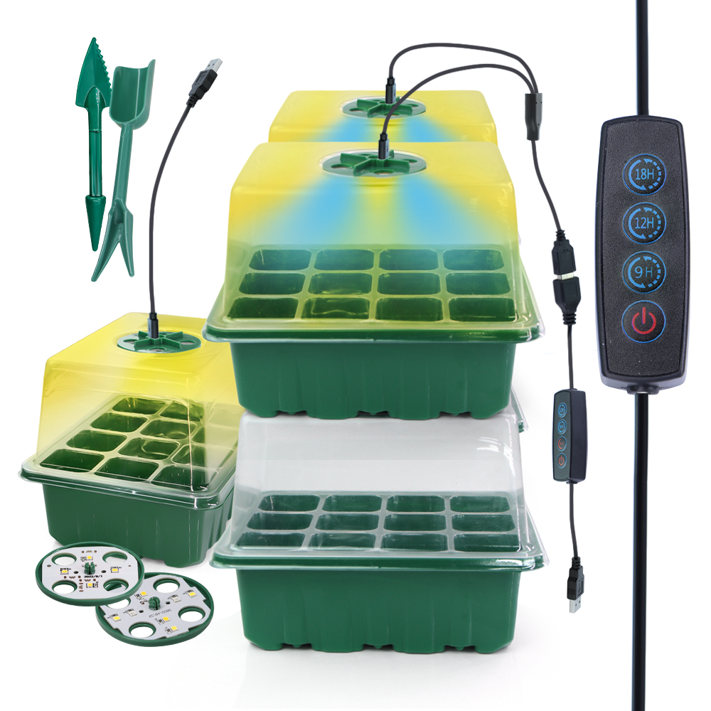 LED-Kindergartentöpfe mit Wach – Seed Starter Trays Bewertung und Preis