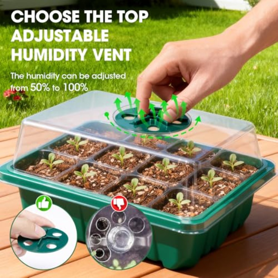 5er-Pack Anzuchtschalen mit Fe – Greenhouse Mini Indoor Bewertung und Preis