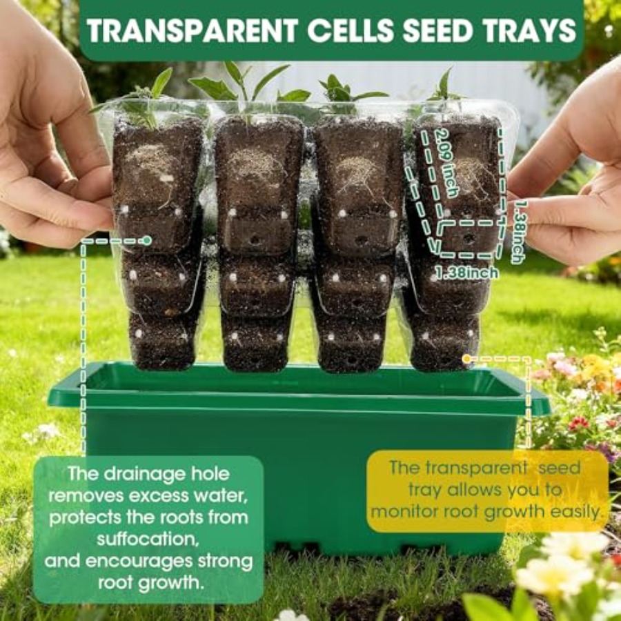 5er-Pack Anzuchtschalen mit Fe – Greenhouse Mini Indoor Bewertung und Preis